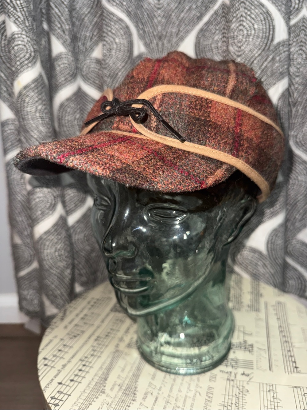 Stormy Kromer Original Plaid Wool Blend Cap Earflaps Size 7 3/8 USA